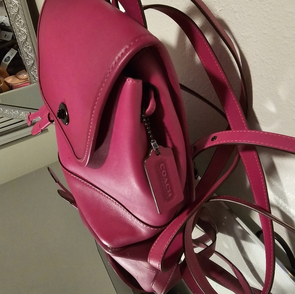 Coach pink backback - Picture 3 of 11